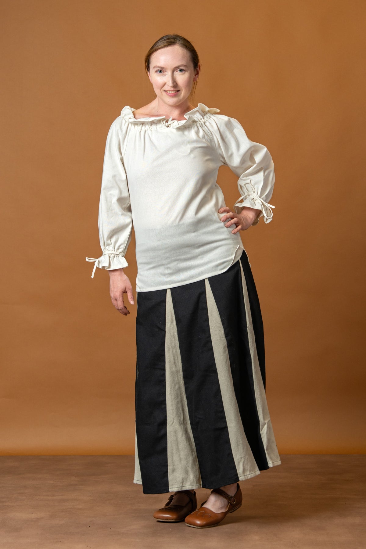 Landsknechtrok Isolde, black-white