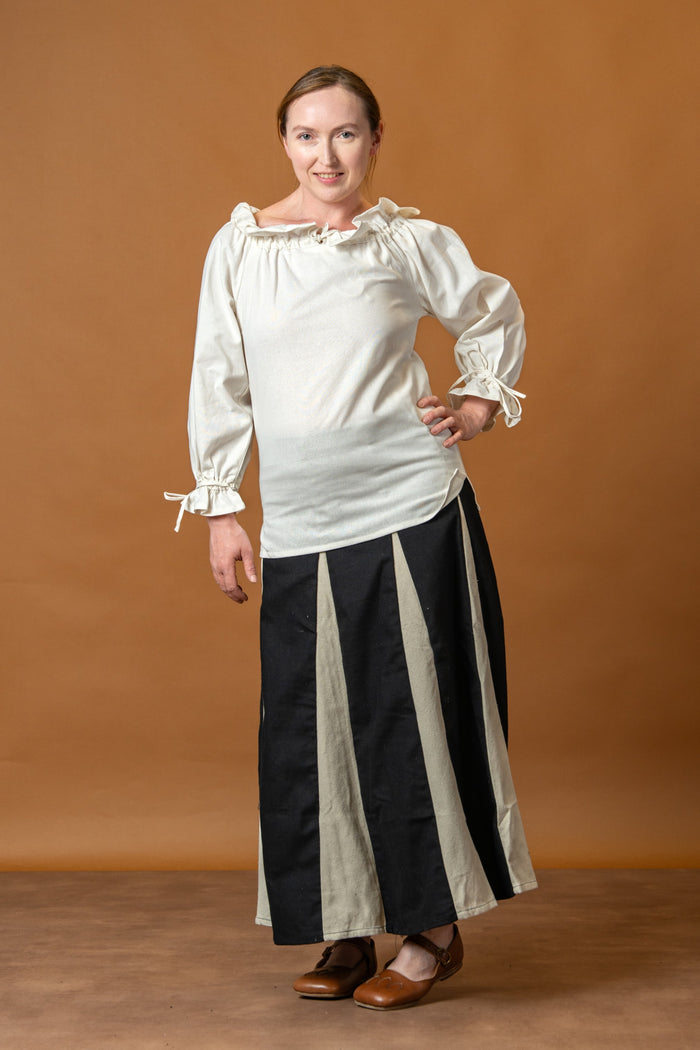 Landsknechtrok Isolde, black-white
