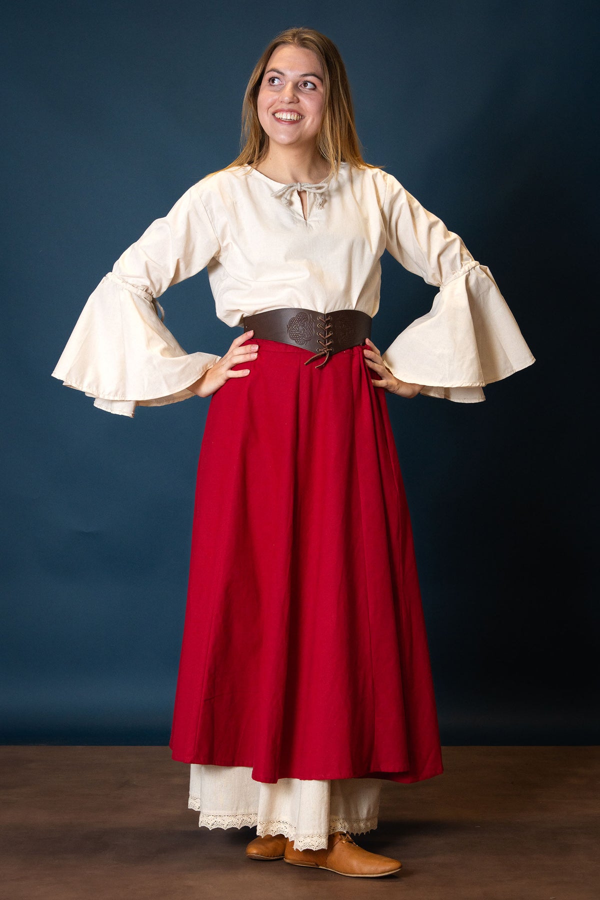 Piraten Blouse Felice, Naturel