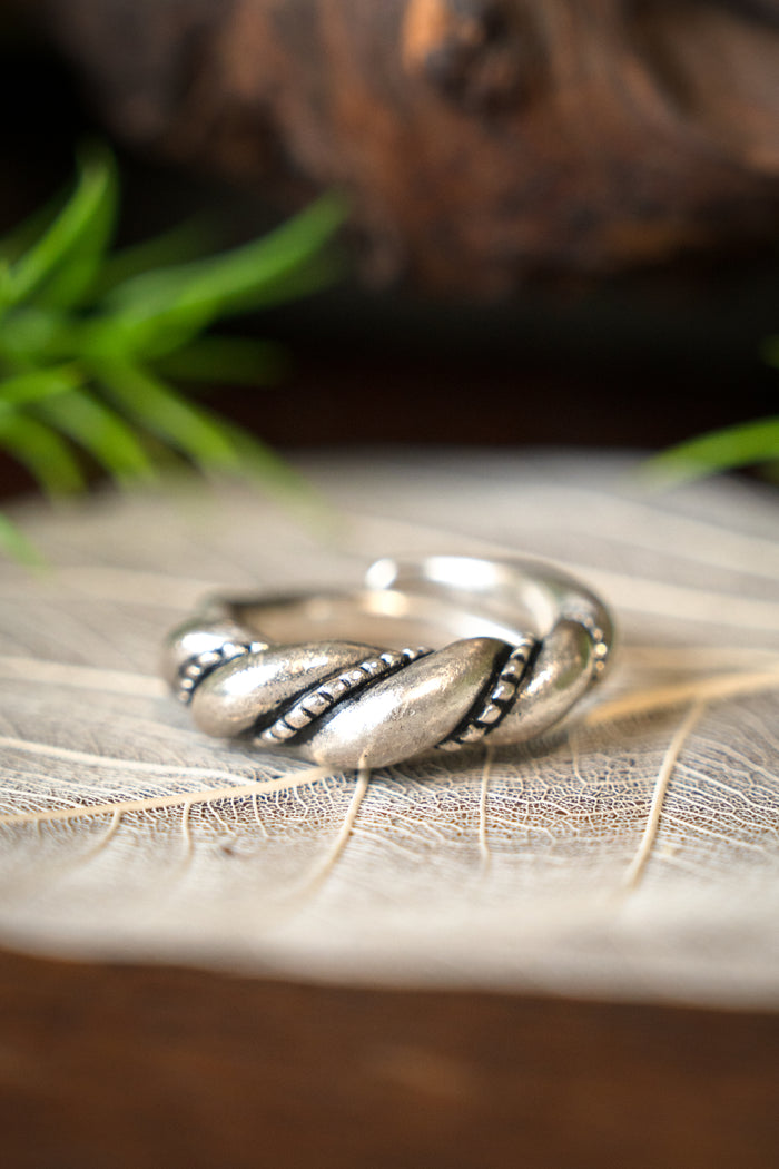 Anillo vikingo Birka, bronce plateado