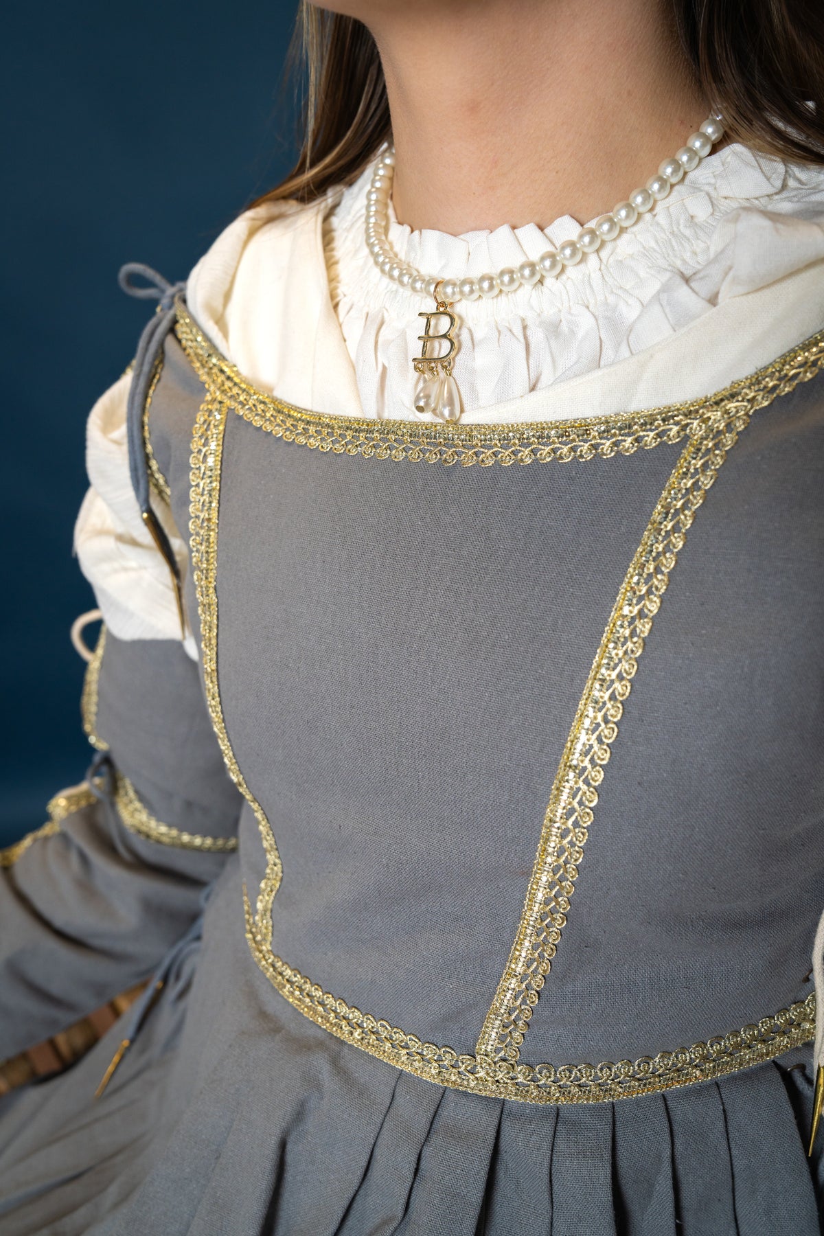 Baroque blouse, wit
