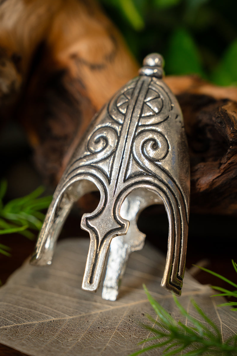 Pointe pour fourreau Épée Viking, Varbola, argenté