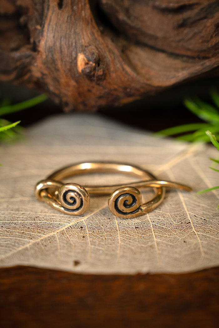 Mała fibula pierścieniowa Birka, brąz