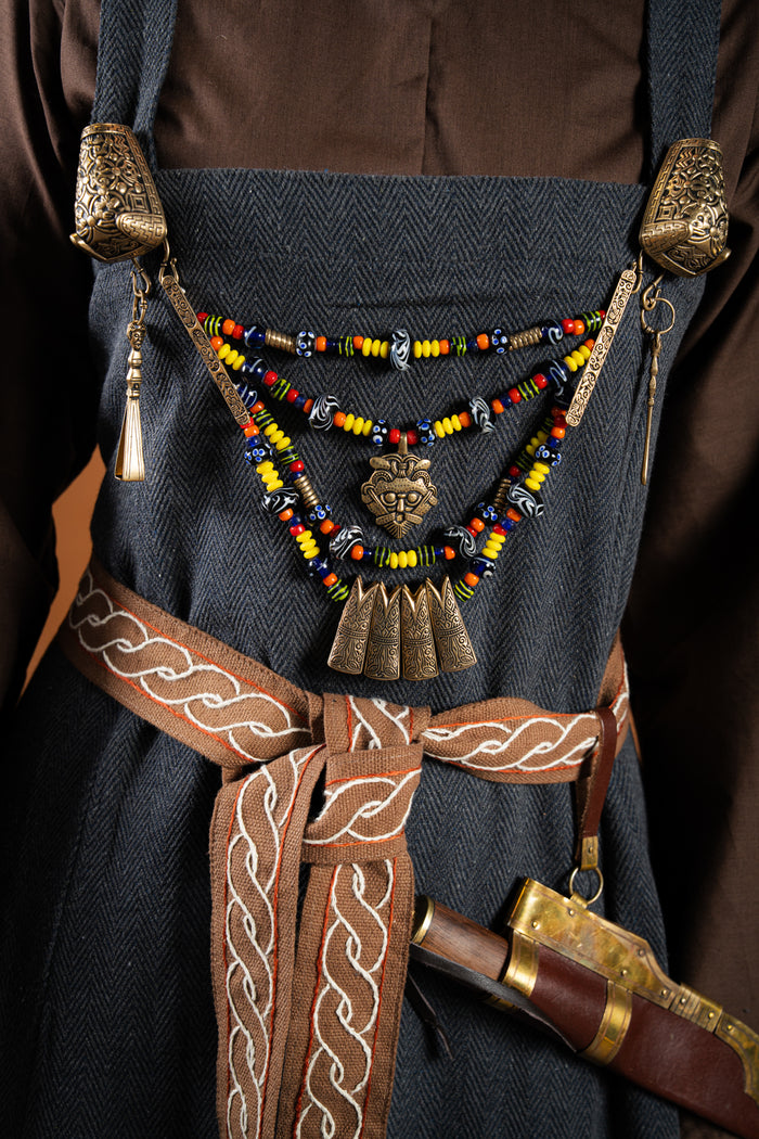 Viking belt Elina, 235 cm, brown