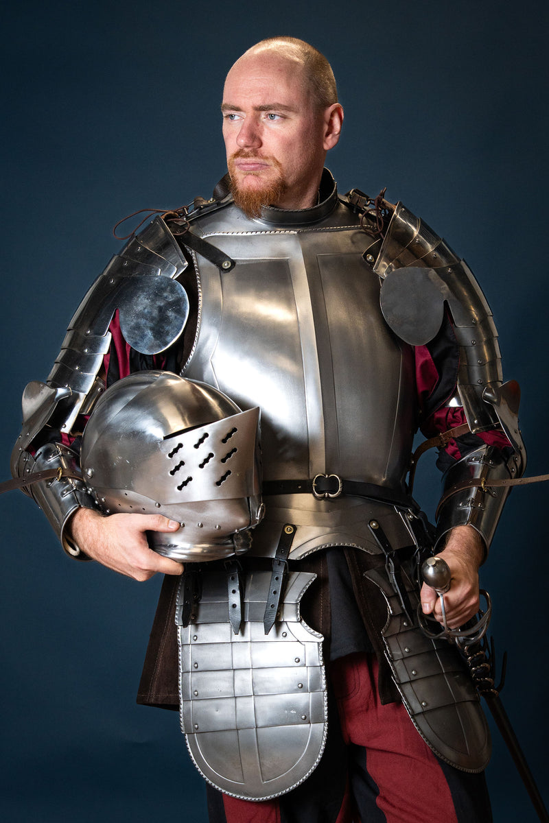 Armet allemande du 16ème siècle, 1-1.2 mm