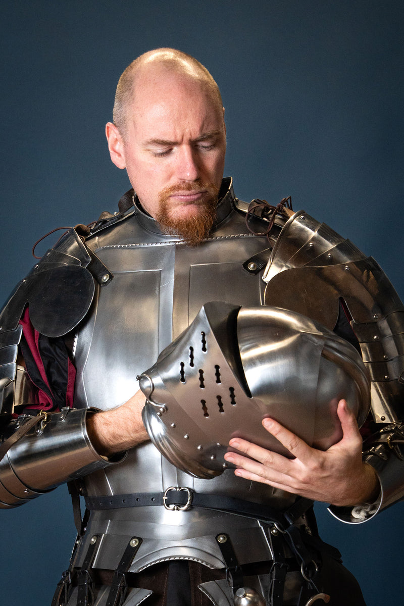 Armet allemande du 16ème siècle, 1-1.2 mm