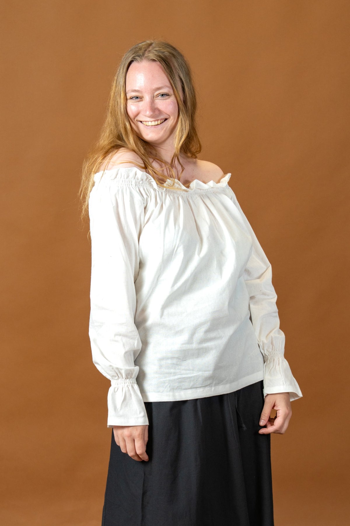 Baroque blouse Elizabeth, wit