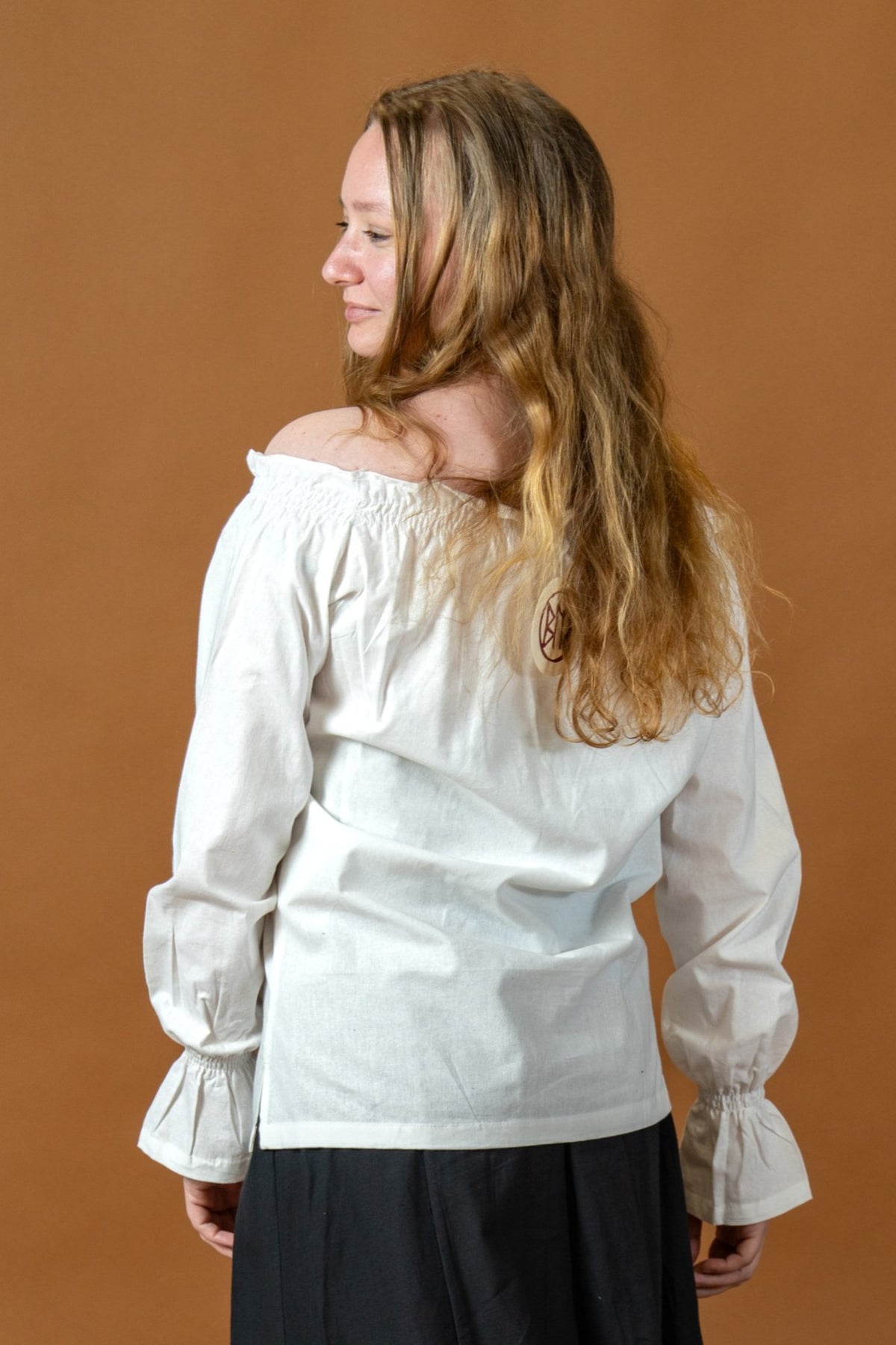 Baroque blouse Elizabeth, wit