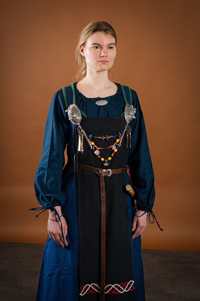 Matilda medieval chemise, underdress, blue