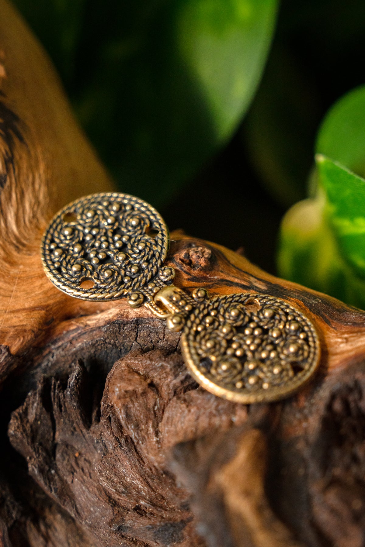 Vikingskappe-lås Birka, bronse