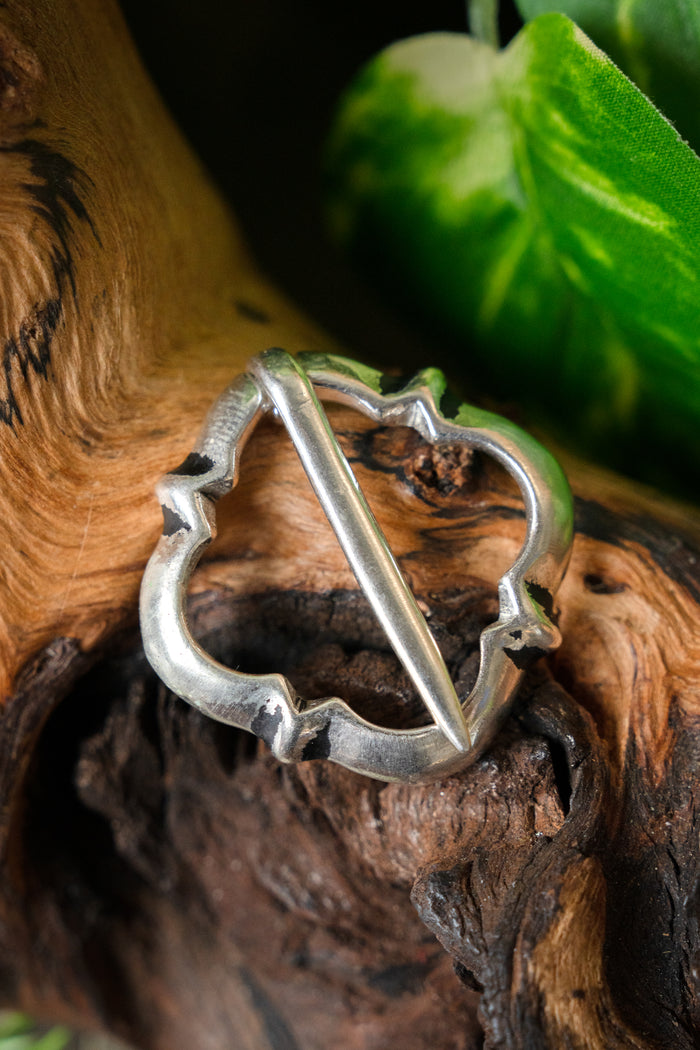 Spilla medievale Eva di Reims, bronzo argentato