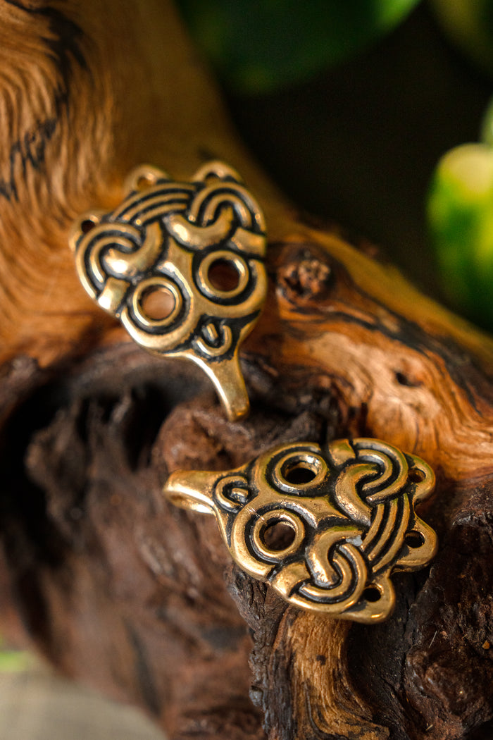 Zapięcia do owijaczy na nogi Birka, grób 903, brąz