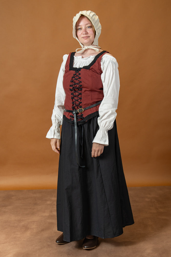 Baroque blouse Elizabeth, wit