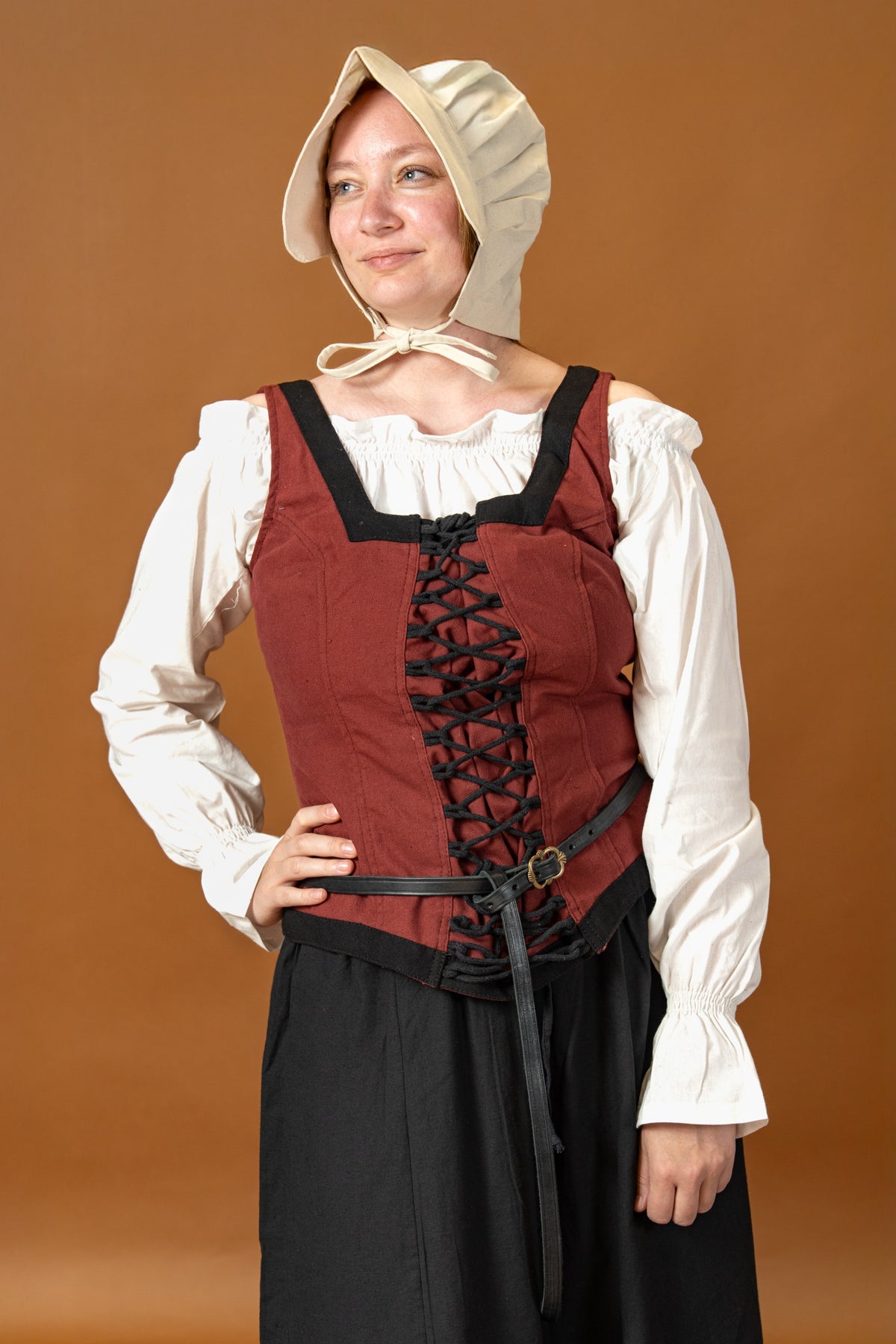 Baroque blouse Elizabeth, wit