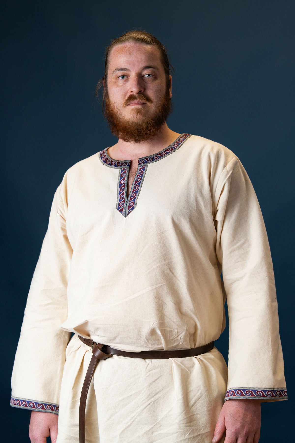 tunică germanică Thorsberg Wulfhard, crem