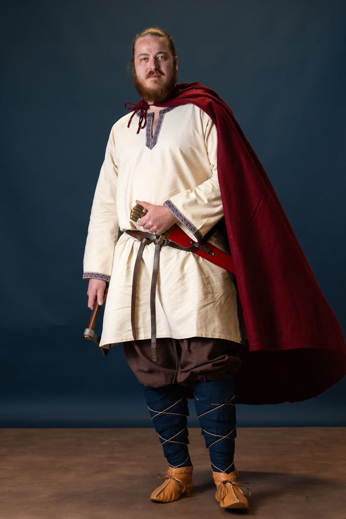 Ketill vikingų kelnės, ruda