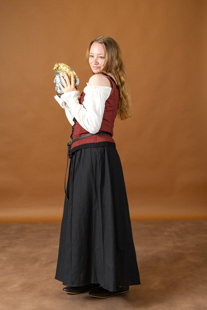 Baroque blouse Elizabeth, wit