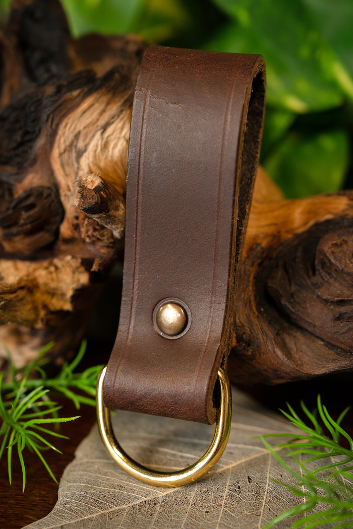 Riemhouder voor accessoires, bruin