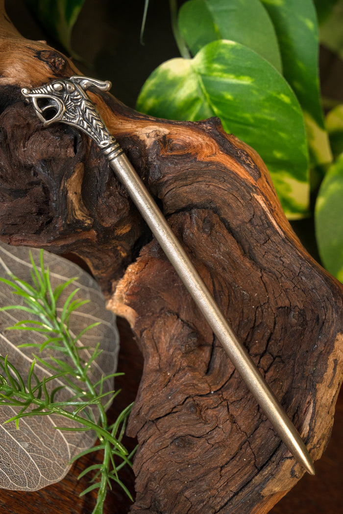 Haithabu hårnål, forsølvet bronze