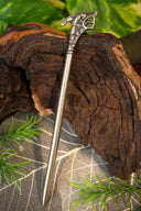 Szpilka do włosów Haithabu, posrebrzany brąz