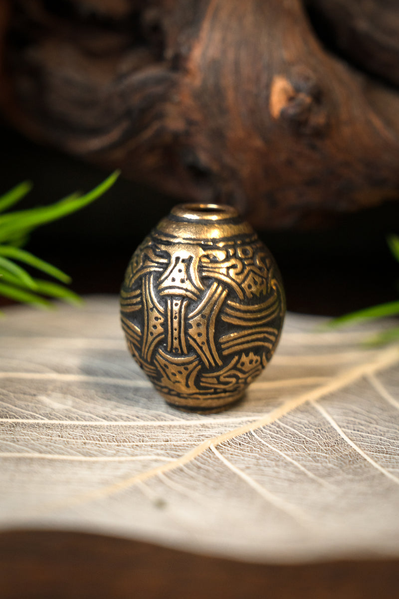 Wikinger Perle Jellinge, Bronze