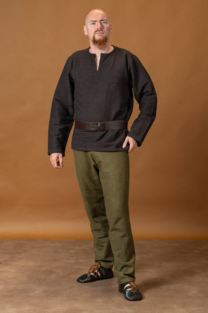 Túnica viking Hans, castanha