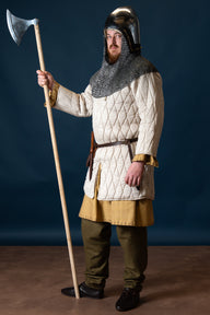 Medieval gambeson, cream
