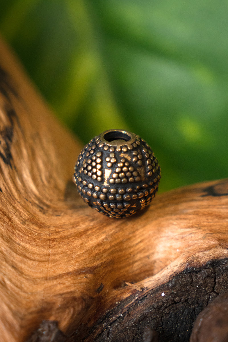 Perle de barbe viking Olaf, bronze