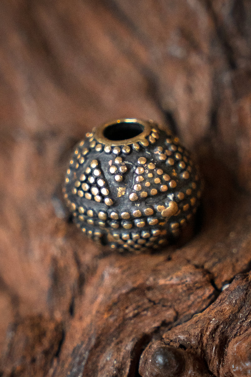 Perle de barbe viking Olaf, bronze