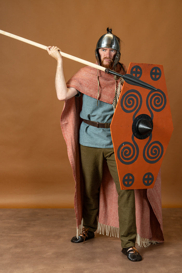 Túnica vikinga corta Edmund, azul