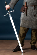 Skotsk claymore, halvskarp