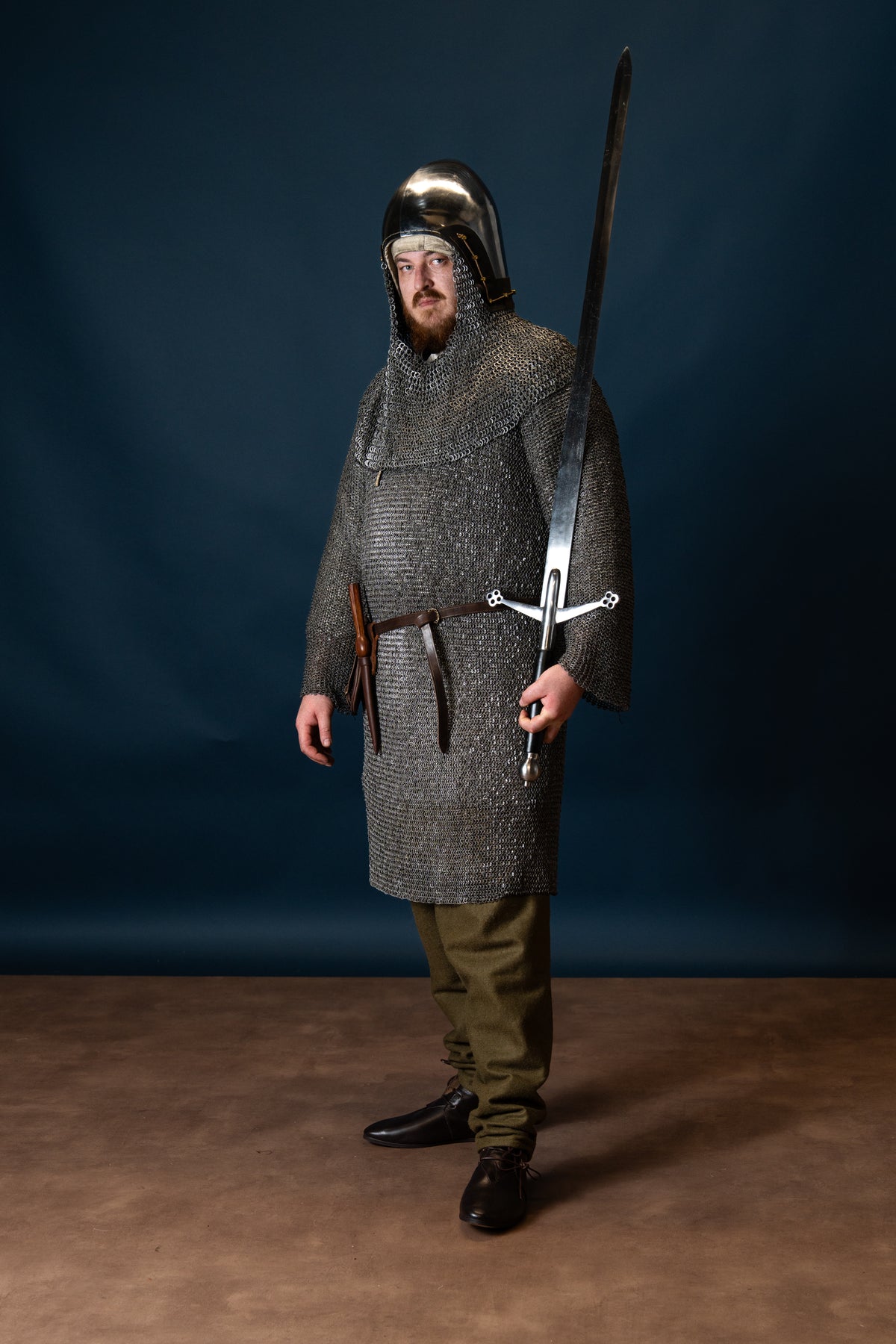 Skotsk claymore, halvskarp