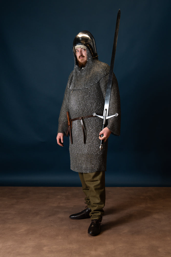 Skotsk claymore, halvskarp