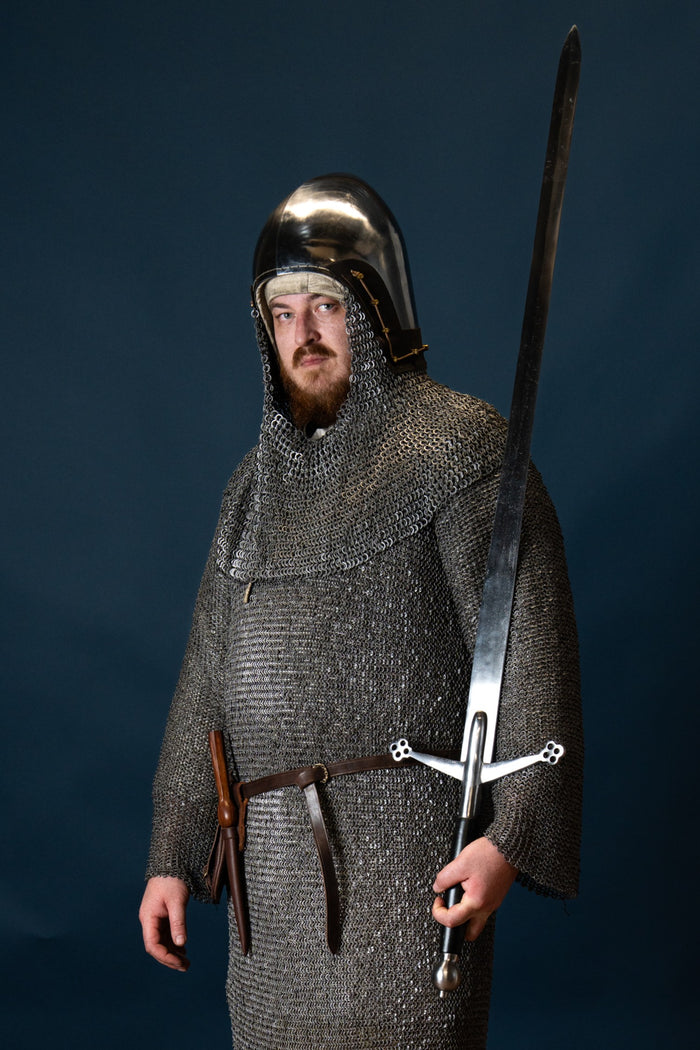 Skotsk claymore, halvskarp