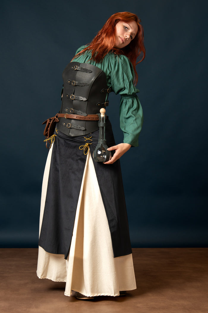 Isabela Deluxe Dubbele Rok - Zwart