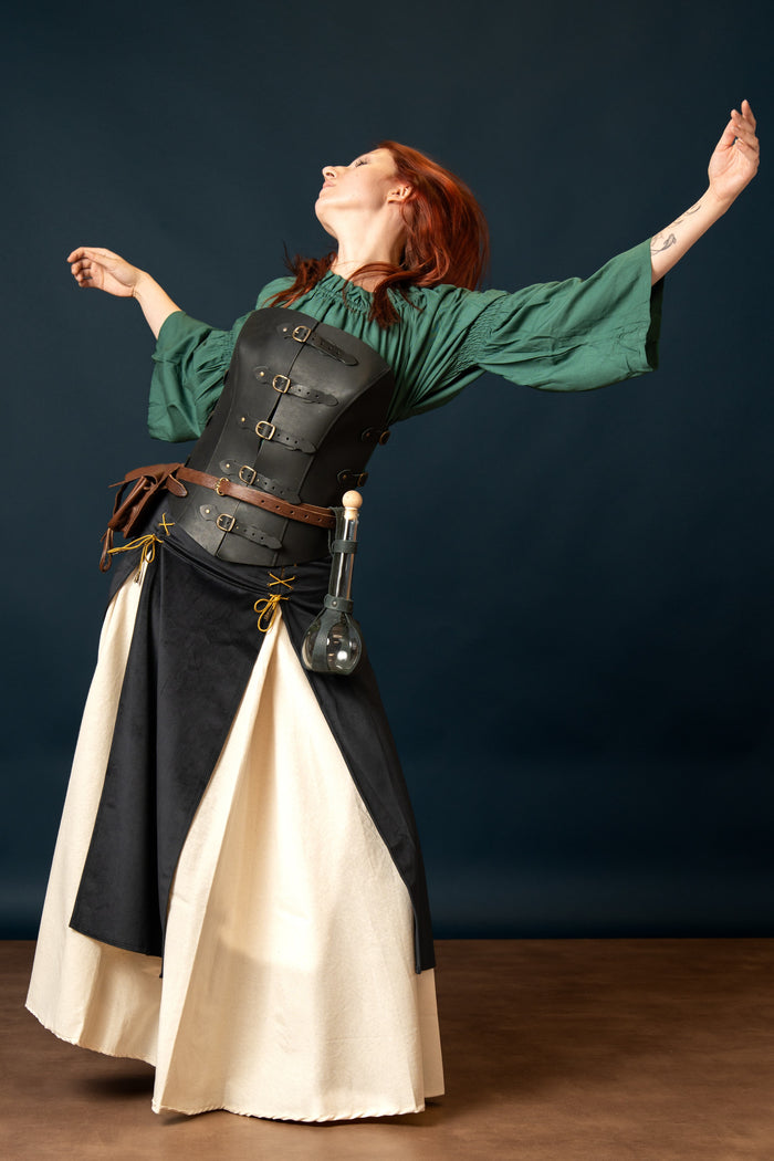 Isabela Deluxe Dubbele Rok - Zwart