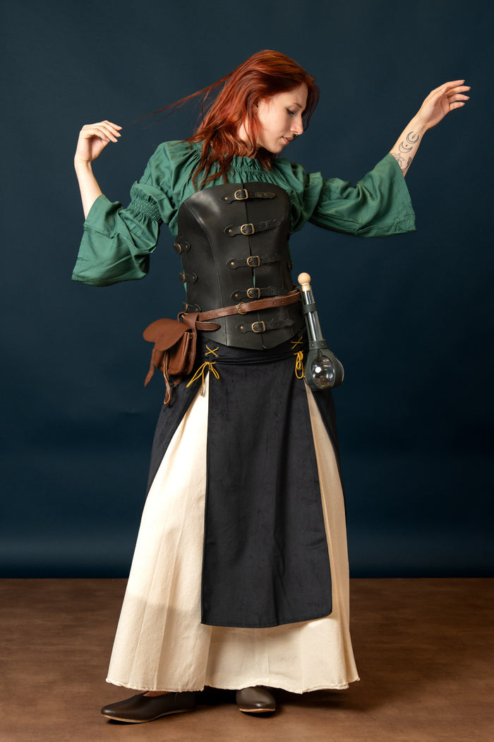 Isabela Deluxe Dubbele Rok - Zwart