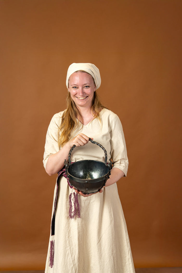 Vikinghoofddoek Marianne, set van 2, bruin & crème