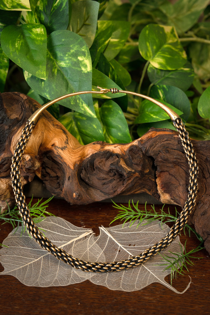 Viking torque Huscarl, bronze
