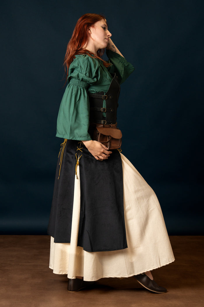 Isabela Deluxe Dubbele Rok - Zwart