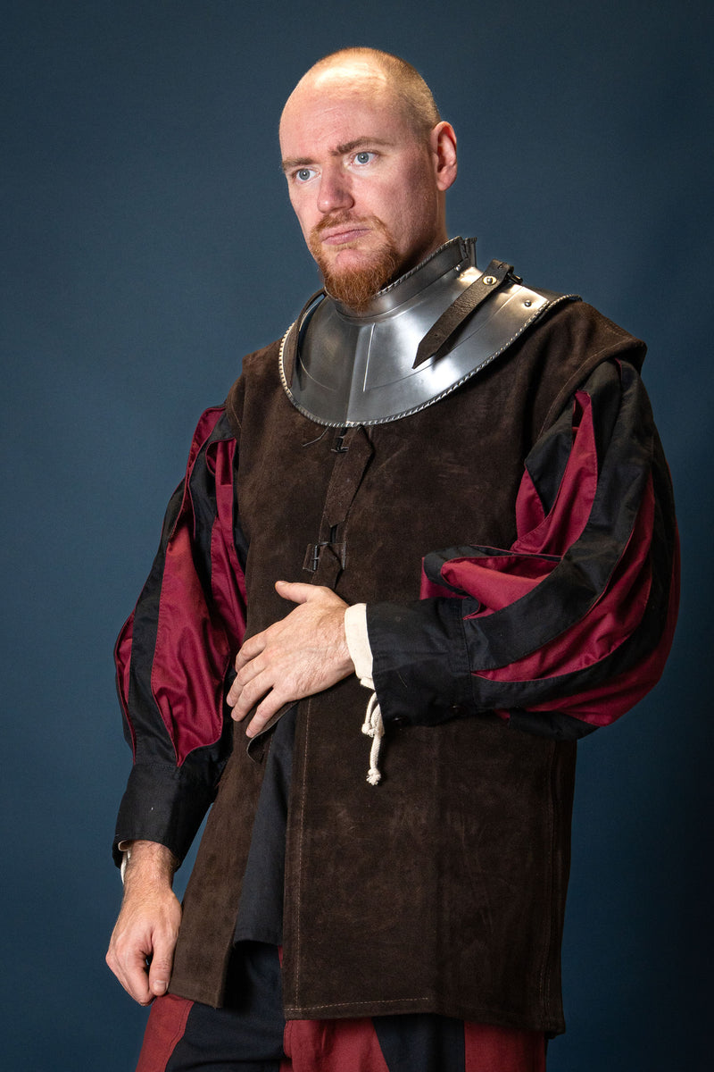 Skórzana kamizelka Orthello, XVI–XVII wiek, brązowa