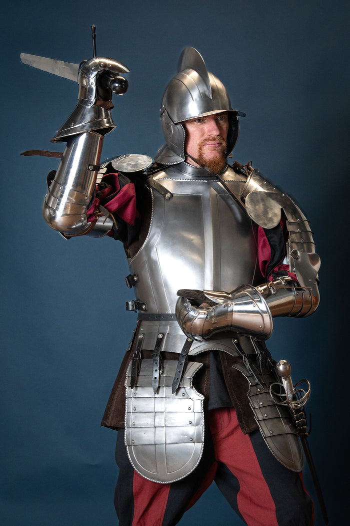 Vambraces 1390–1450 ‘S18’, arm armor, 1.6 mm