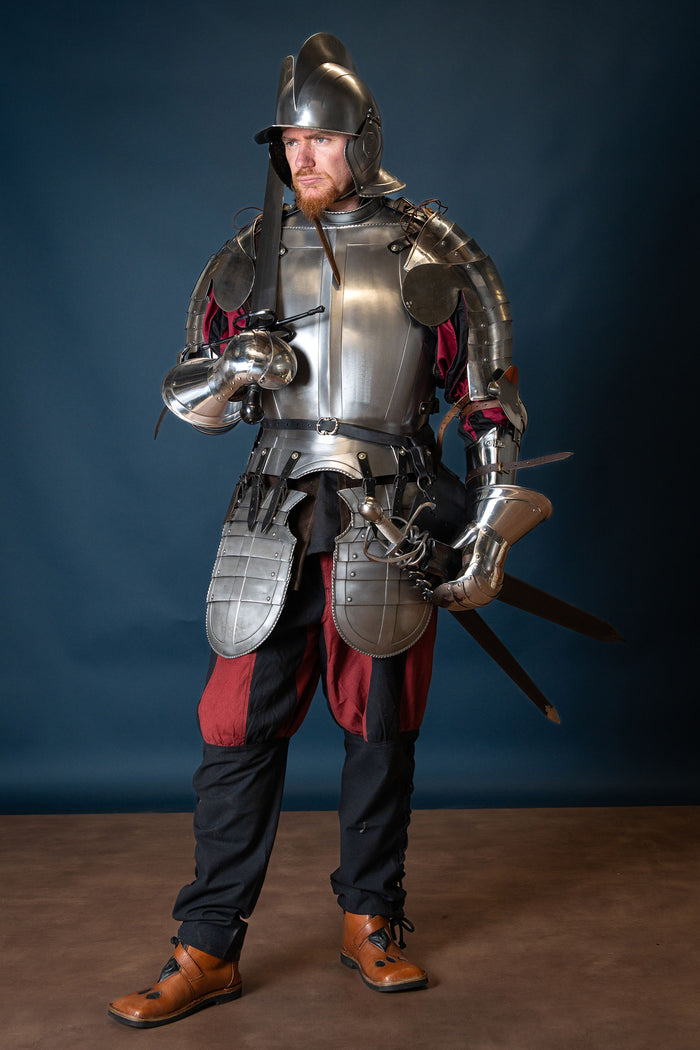 Vambraces 1390–1450 ‘S18’, arm armor, 1.6 mm