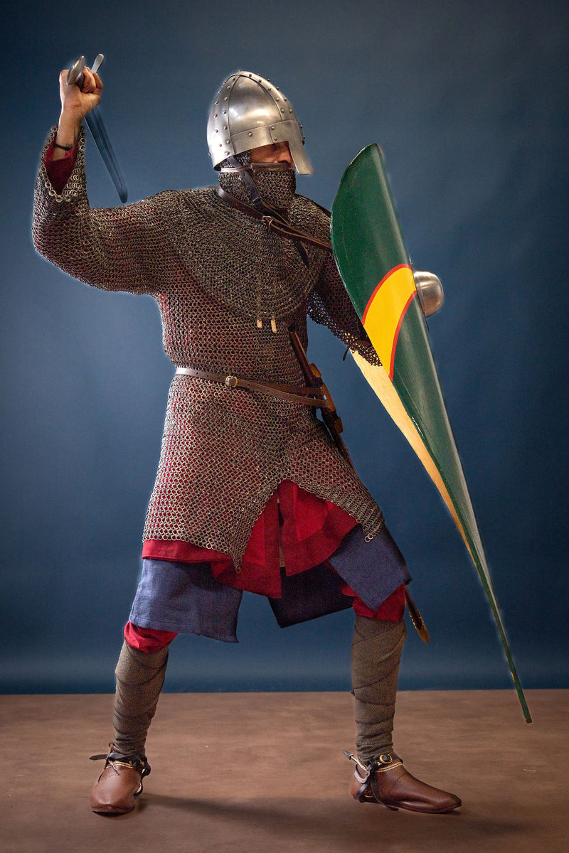 Normannische Schuhe, 1150–1350, braun