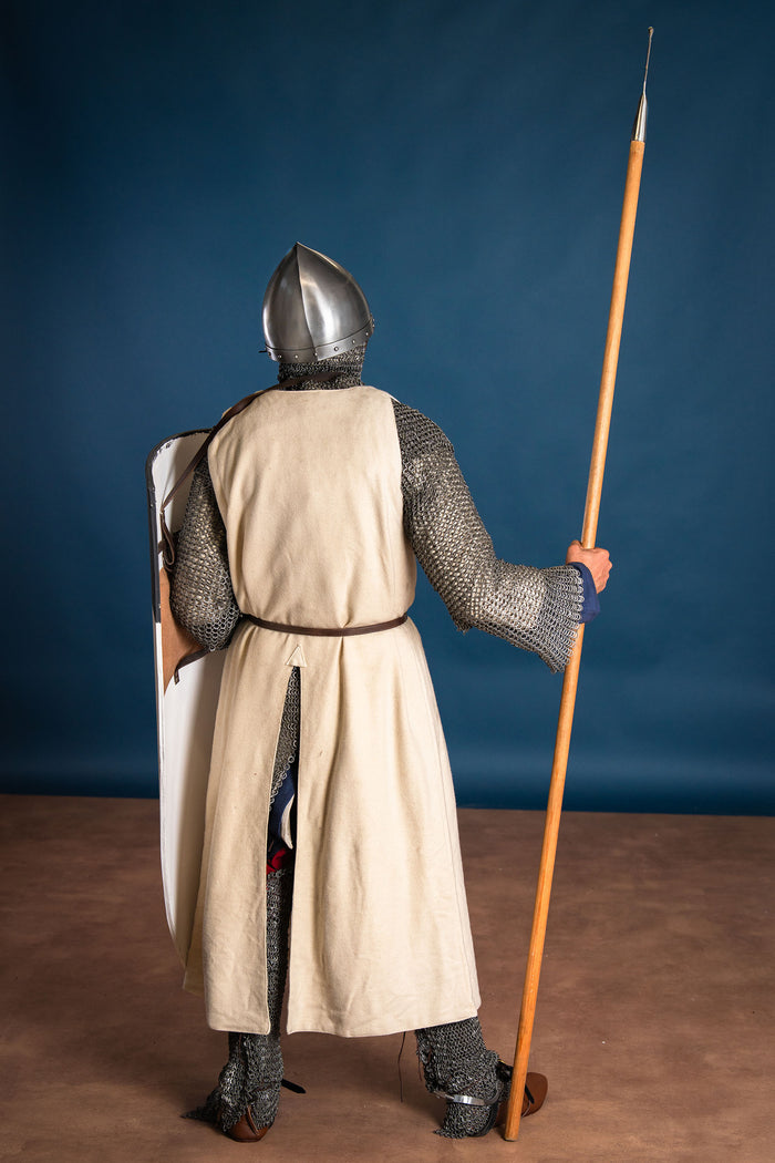 Historisches Templerüberkleid, creme