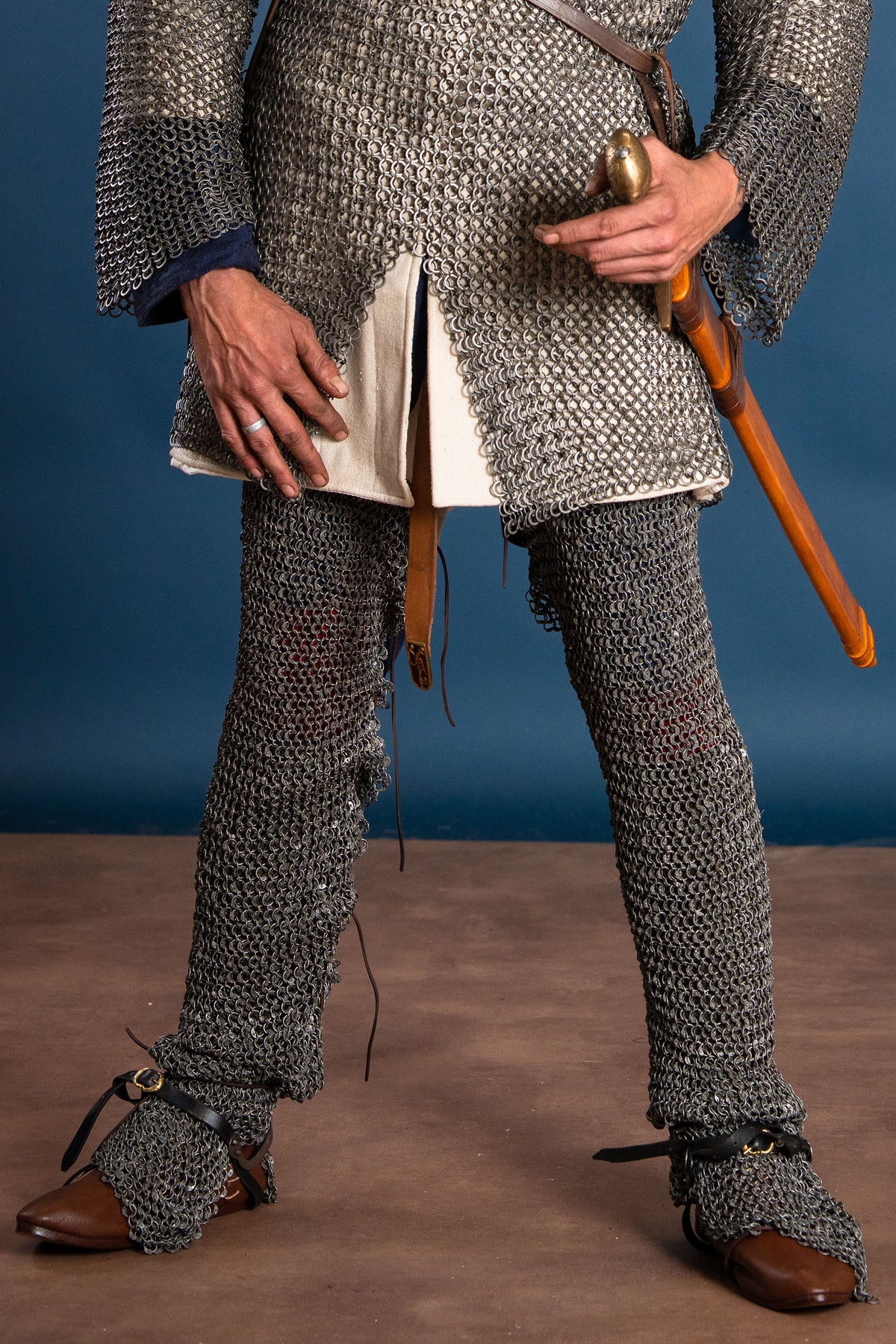 Ringbyxor (chausses), runda ringar – runda nitar, 8 mm