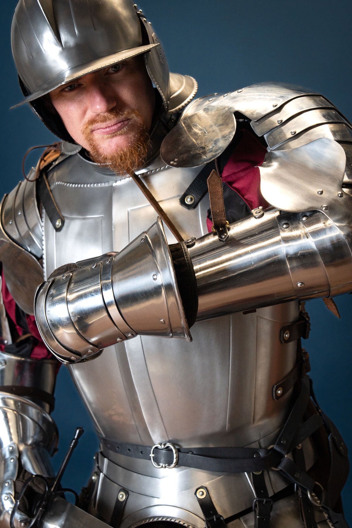 Vambraces 1390–1450 ‘S18’, arm armor, 1.6 mm