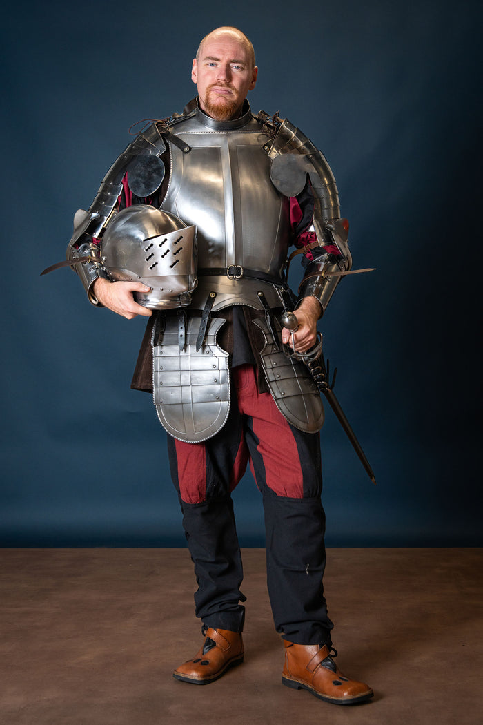 Vambraces 1390–1450 ‘S18’, arm armor, 1.6 mm