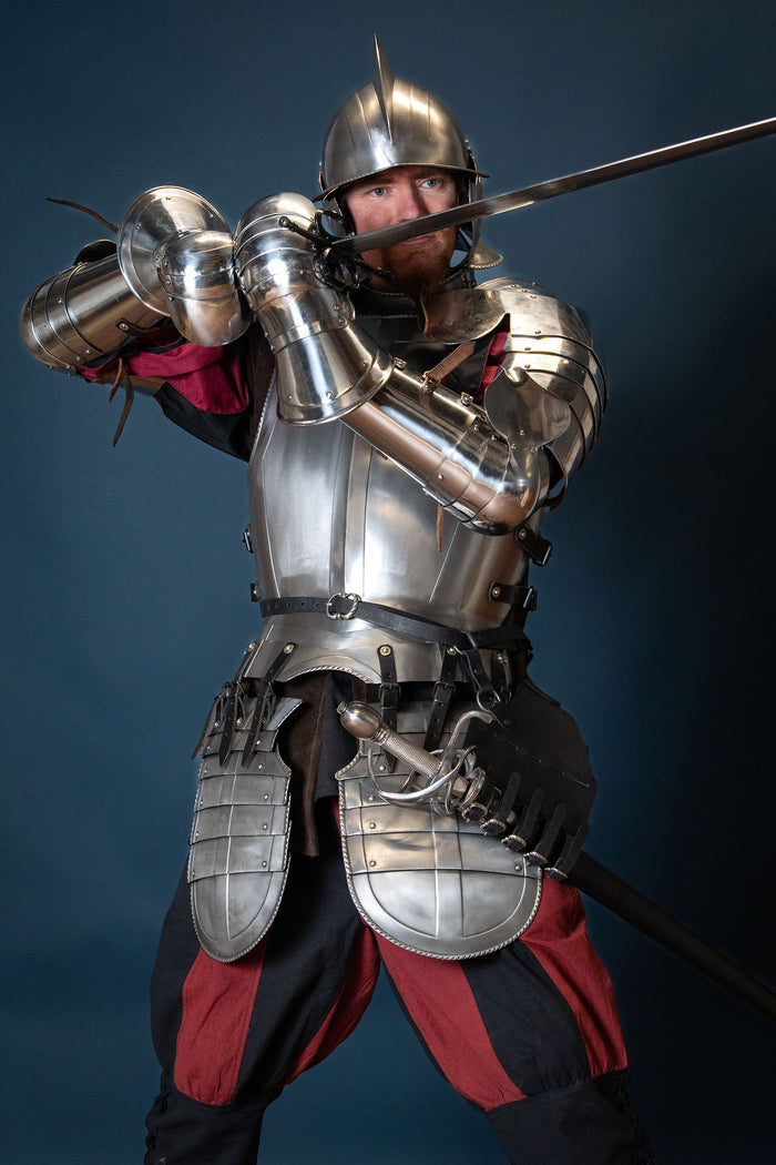 Vambraces 1390–1450 ‘S18’, arm armor, 1.6 mm