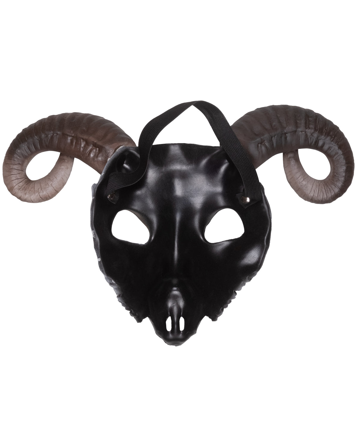 Masker schedel met gedraaide hoorns - detail 2